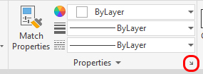 This captured image shows the properties setting panel. Once you click the arrow on the right bottom panel.
