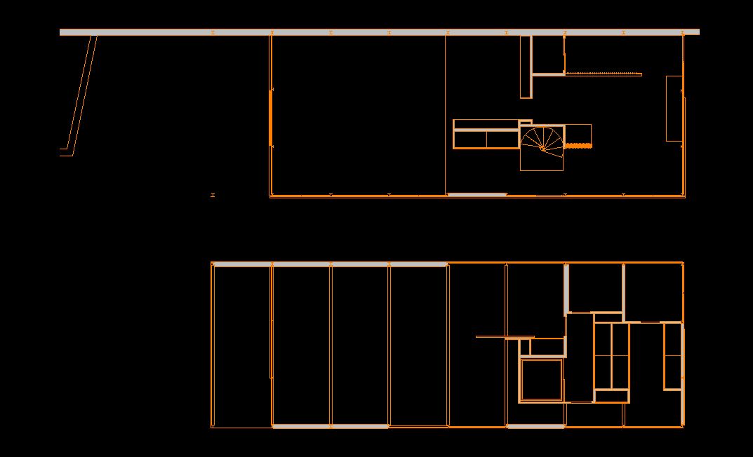 This image shows that copying fill patterns from the walls to the ceiling plans.