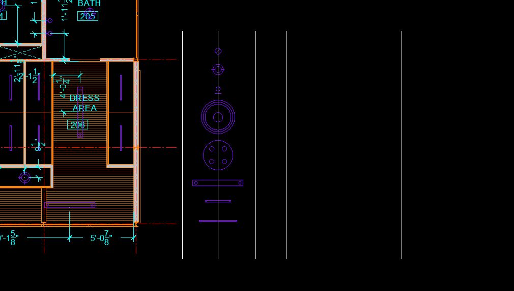 This image shows the process to add column lines.