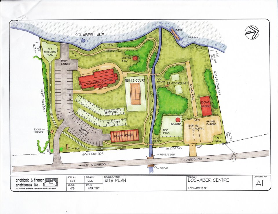 This image shows a site Plan example by Lochaber Centre Site Plan.