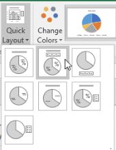 chart quick layout