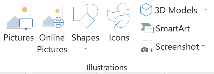Screenshot of the Illustrations Group