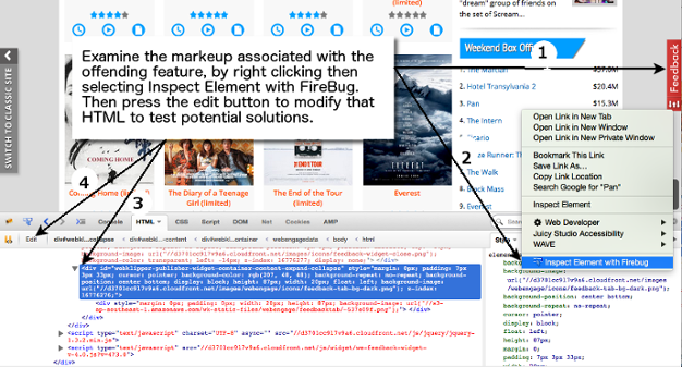screen shot showing code examination, described above