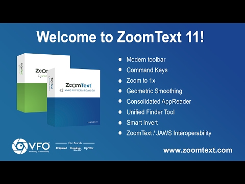 Thumbnail for the embedded element "Introducing ZoomText 11"