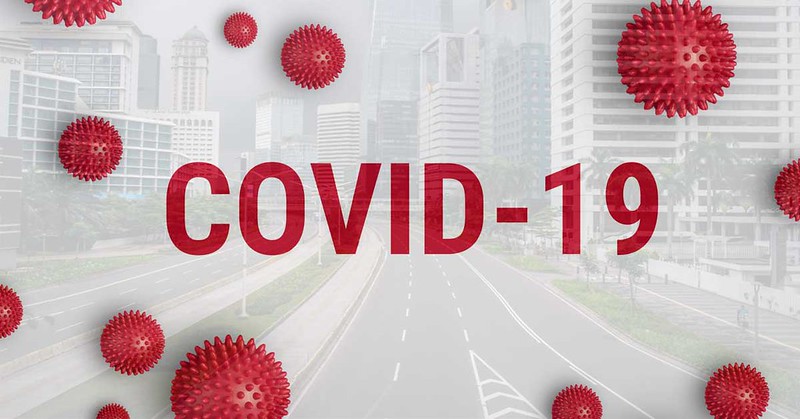 Représentation du virus COVID-19