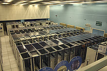 Photo of the CERN data center.