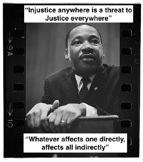 Martin Luther King Jr and quotes on justice
