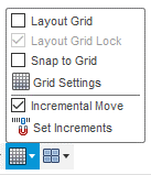 Grids and Snaps menu