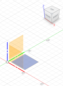 Orthagonal plane choices view