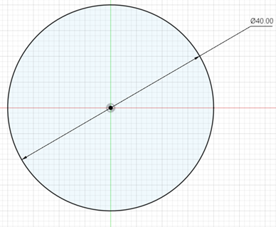 Circular plate - step 1