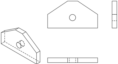base and isometric views