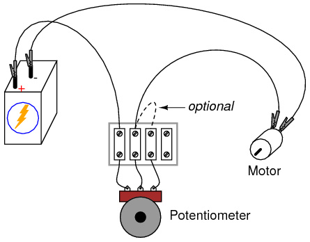 3 7 Potentiometer As A Rheostat, Rheostat Wiring Diagram