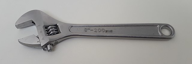Adjustable wrench