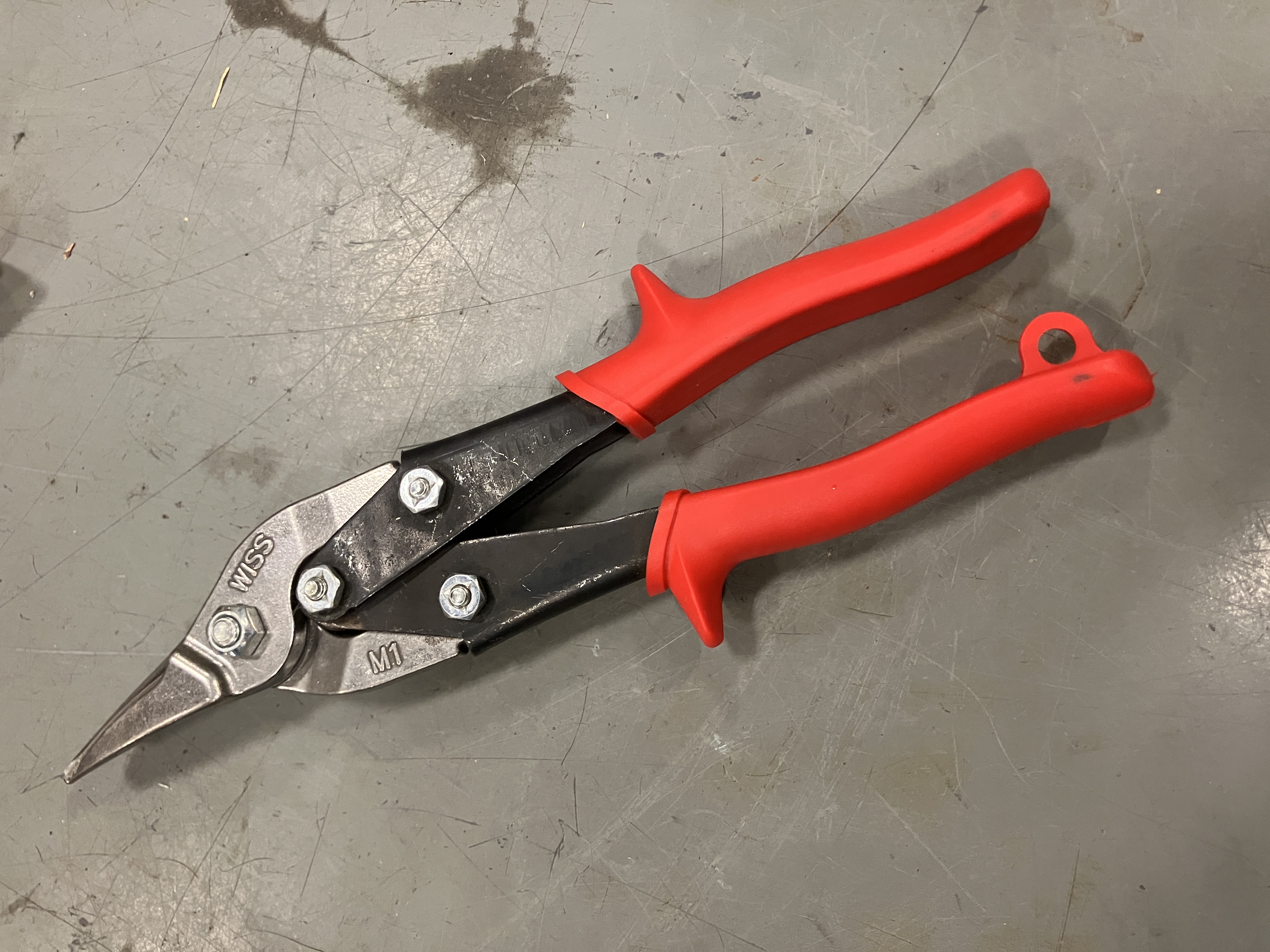 Red Sheet Metal Shears 