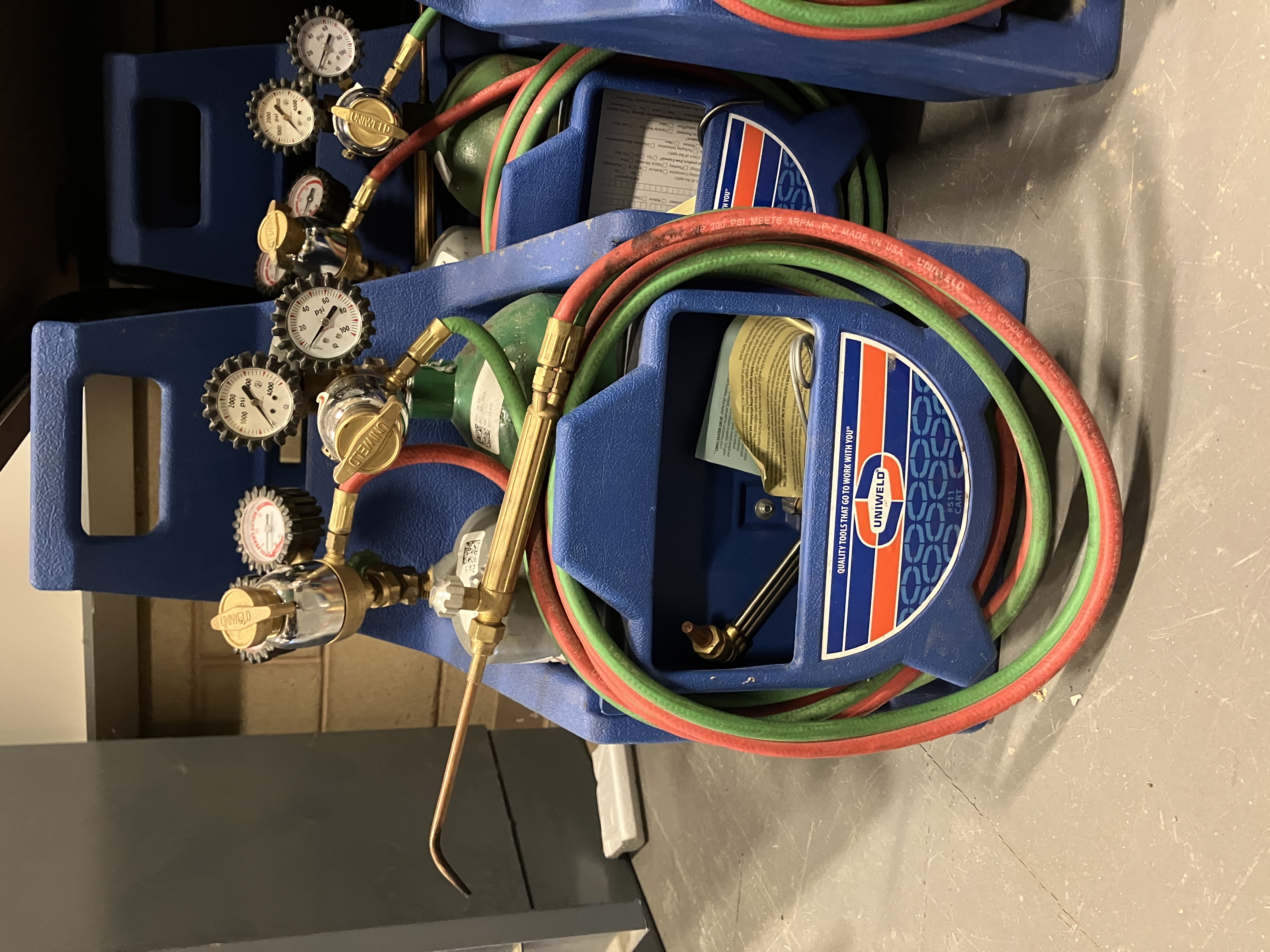 Oxygen-acetylene torch 