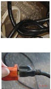 Two more examples of extension cord safety hazards