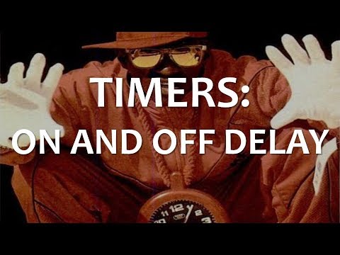 Thumbnail for the embedded element "Timers: On and Off Delay (Full Lecture)"