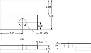 Dimensioning example.