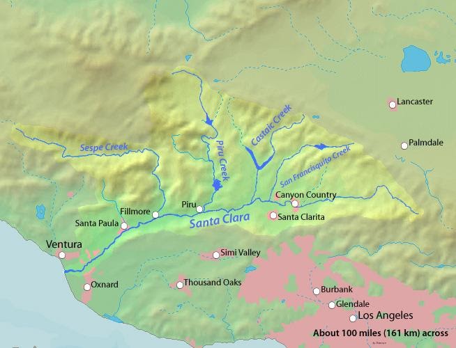 Mapa - Río Santa Clara